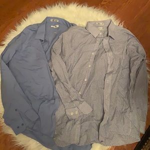 Two men’s dress shirts